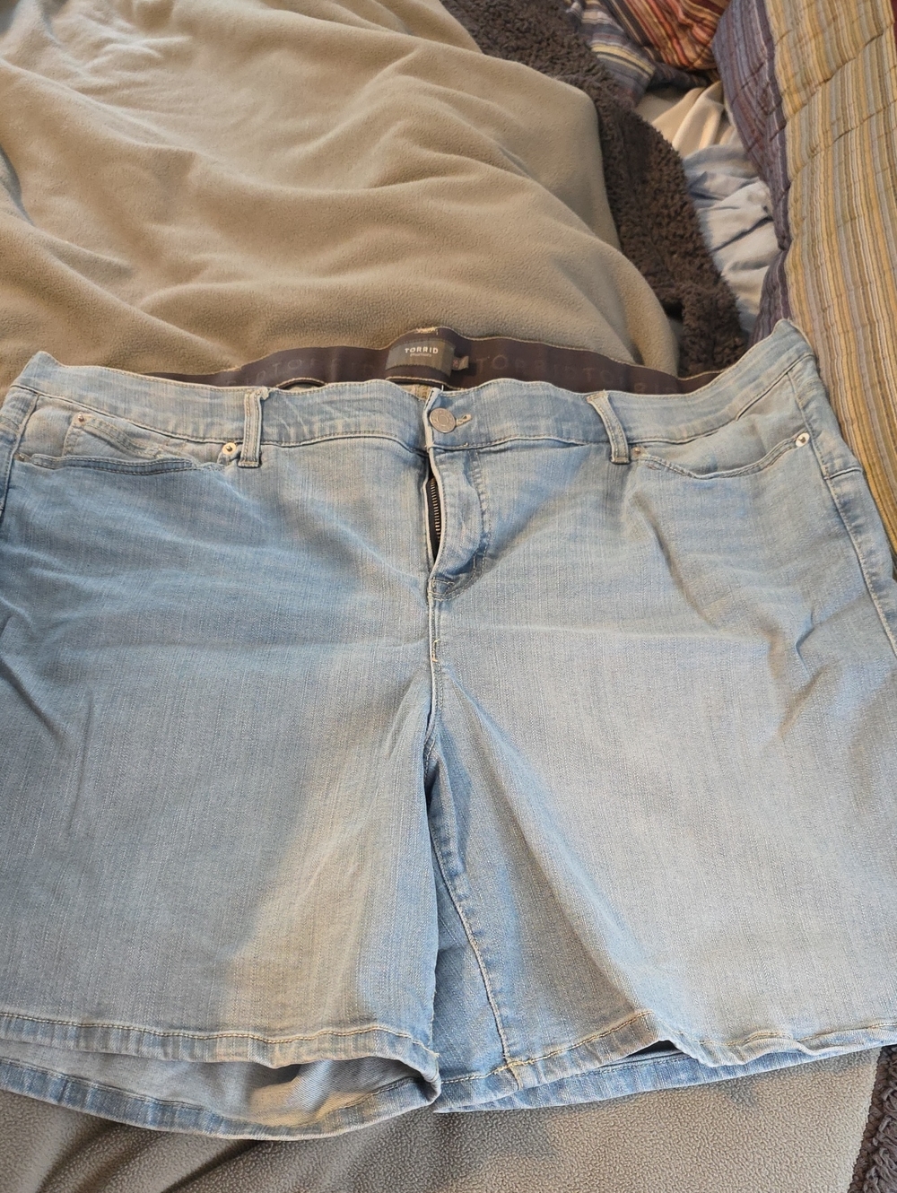 torrid Light Blue Denim Jean Shorts